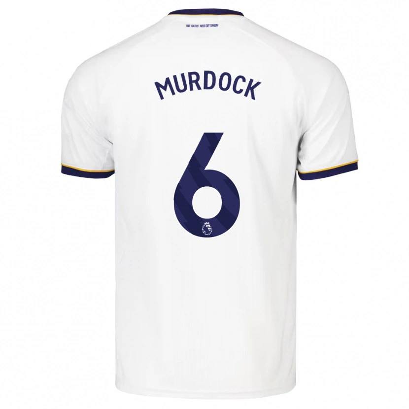 DanxenメンズFreddie Murdock#6ミッドナイトブルー ホワイト イエローアウェイシャツ2026/27ジャージーユニフォーム