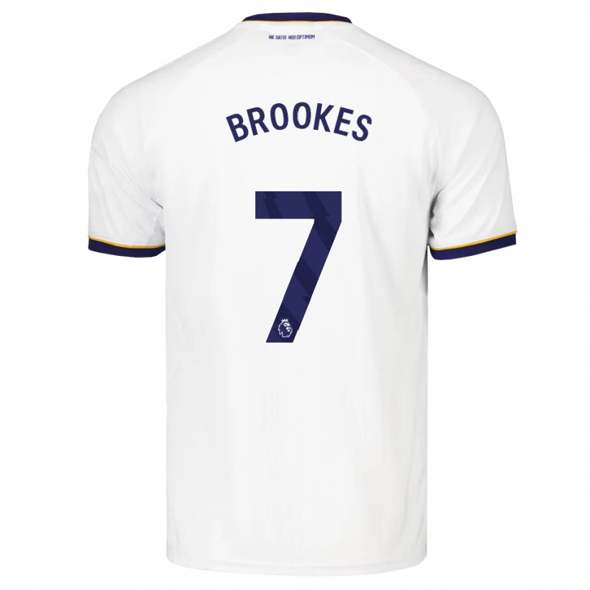 DanxenメンズHarry Brookes#7ミッドナイトブルー ホワイト イエローアウェイシャツ2026/27ジャージーユニフォーム