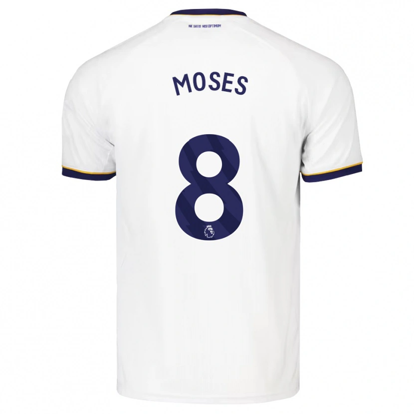 DanxenメンズAmari Moses#8ミッドナイトブルー ホワイト イエローアウェイシャツ2026/27ジャージーユニフォーム