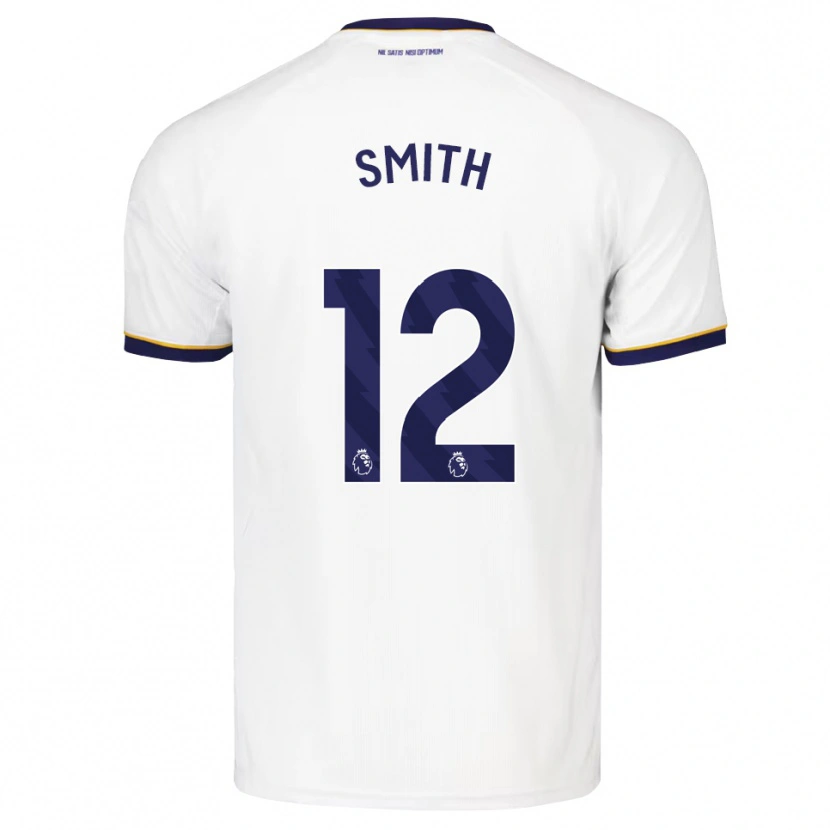 DanxenメンズLewis Smith#12ミッドナイトブルー ホワイト イエローアウェイシャツ2026/27ジャージーユニフォーム