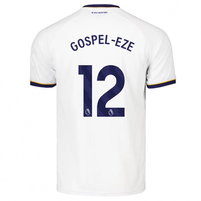 DanxenメンズGoodness Gospel-Eze#12ミッドナイトブルー ホワイト イエローアウェイシャツ2026/27ジャージーユニフォーム