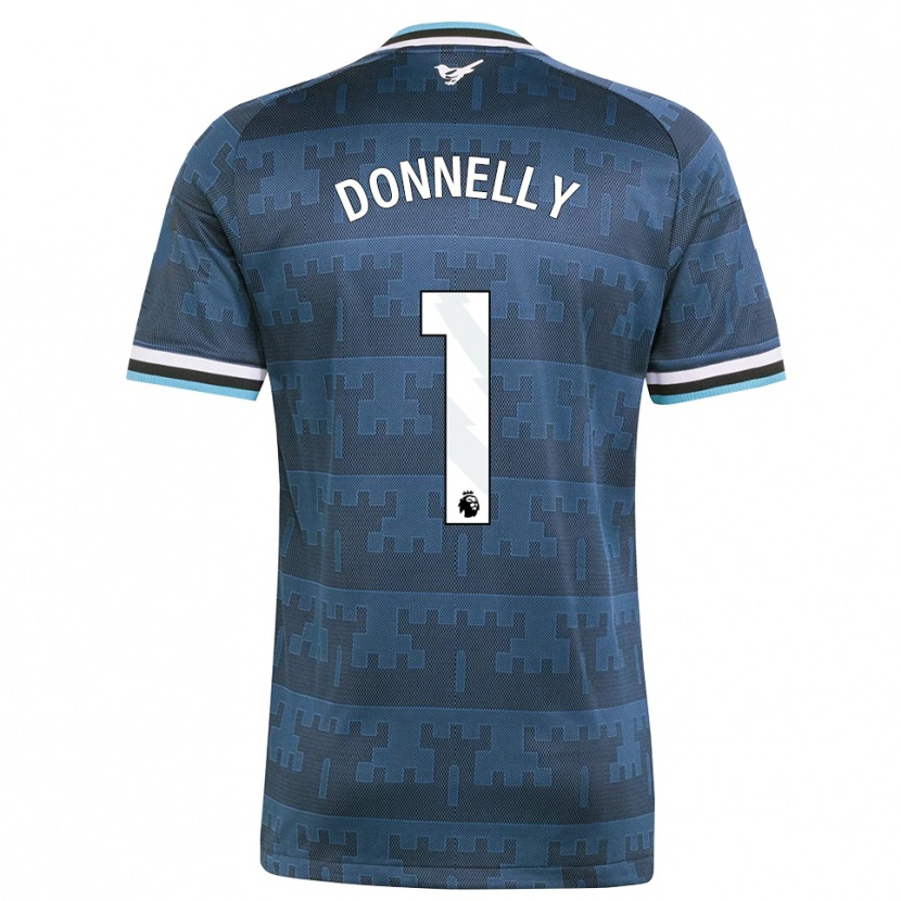 DanxenメンズGrace Donnelly#1イエロー ブラック ブルーアウェイシャツ2026/27ジャージーユニフォーム