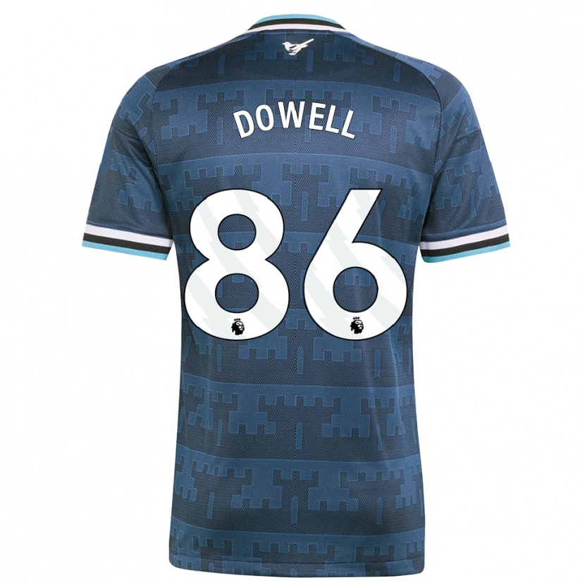 DanxenメンズRoman Dowell#86イエロー ブラック ブルーアウェイシャツ2026/27ジャージーユニフォーム