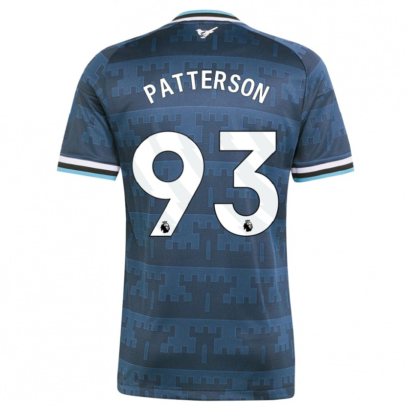 DanxenメンズJack Patterson#93イエロー ブラック ブルーアウェイシャツ2026/27ジャージーユニフォーム