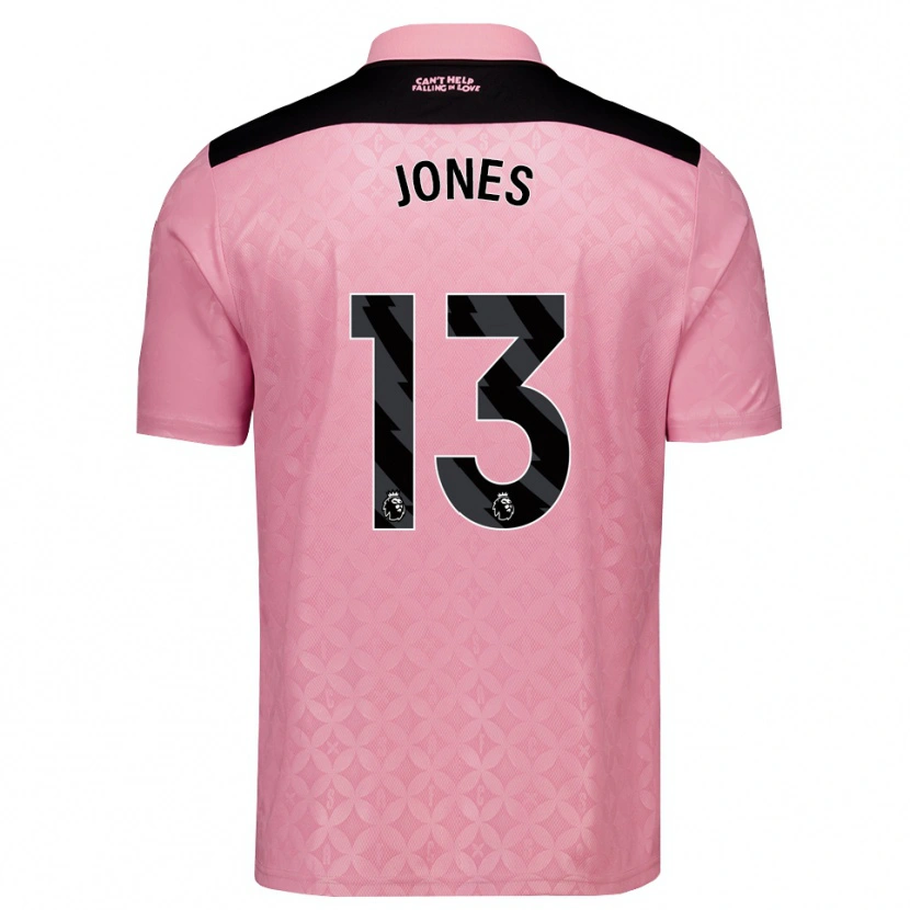 DanxenメンズJosh Jones#13ライトピンク ブラックアウェイシャツ2026/27ジャージーユニフォーム