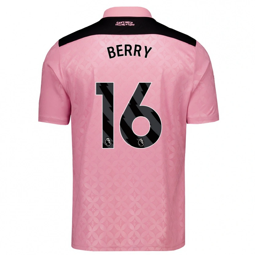 DanxenメンズEthan Berry#16ライトピンク ブラックアウェイシャツ2026/27ジャージーユニフォーム
