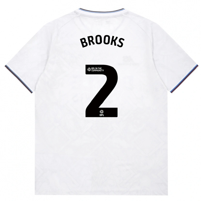 DanxenメンズConnor Brooks#2バーガンディ ホワイトアウェイシャツ2026/27ジャージーユニフォーム