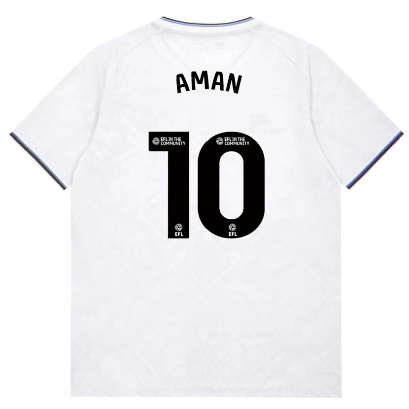 DanxenメンズAbdulkareem Aman#10バーガンディ ホワイトアウェイシャツ2026/27ジャージーユニフォーム