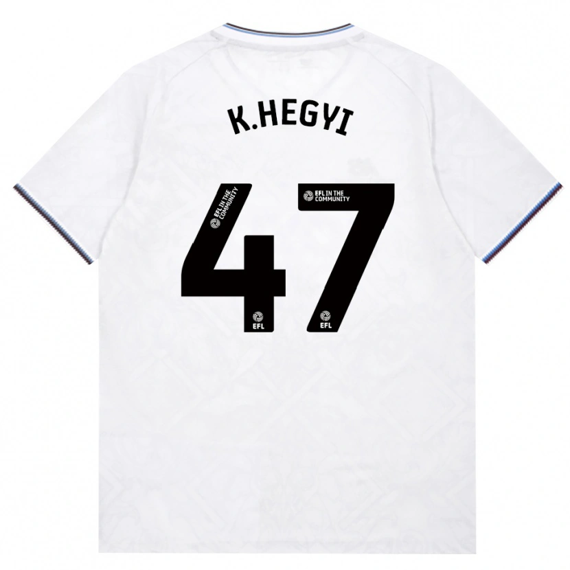 DanxenメンズKrisztian Hegyi#47バーガンディ ホワイトアウェイシャツ2026/27ジャージーユニフォーム