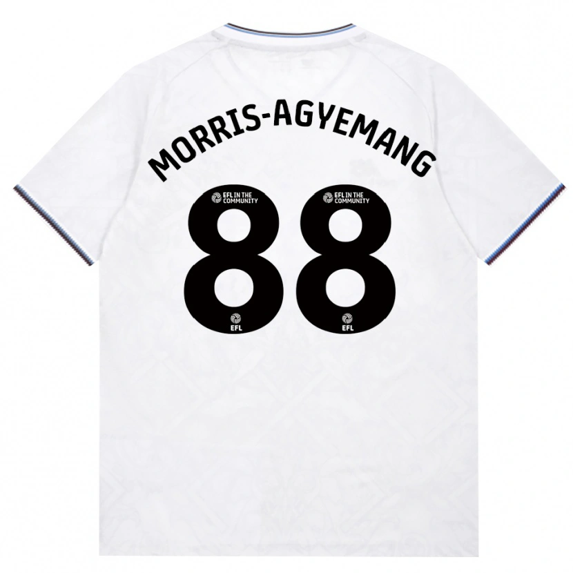 DanxenメンズReggie Morris-Agyemang#88バーガンディ ホワイトアウェイシャツ2026/27ジャージーユニフォーム