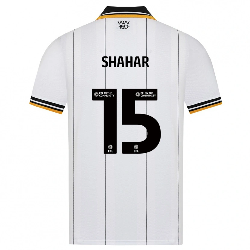 DanxenメンズSebastian Shahar#15オレンジ ホワイト ブラックアウェイシャツ2026/27ジャージーユニフォーム