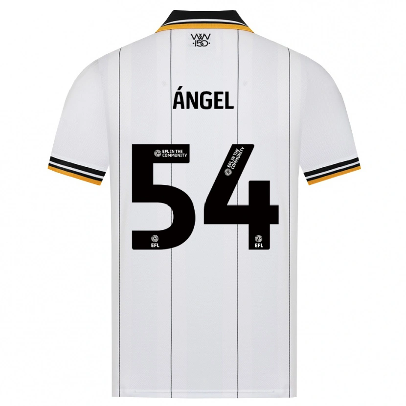 DanxenメンズDani Ángel#54オレンジ ホワイト ブラックアウェイシャツ2026/27ジャージーユニフォーム