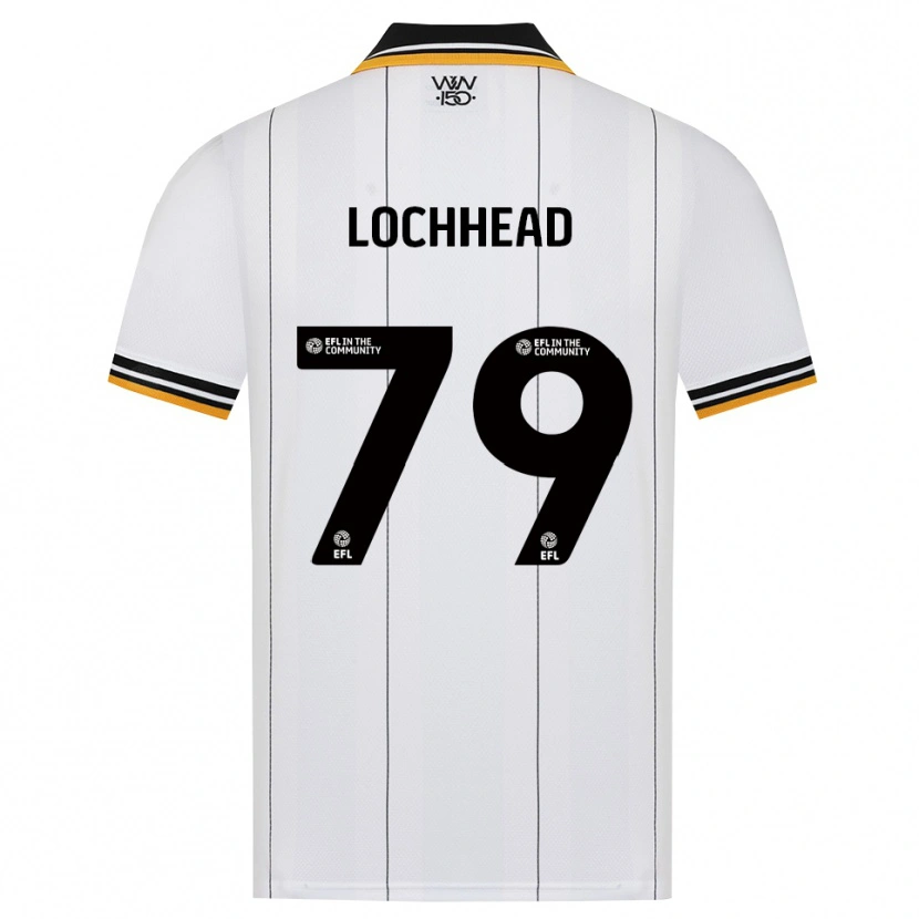 DanxenメンズSebastian Lochhead#79オレンジ ホワイト ブラックアウェイシャツ2026/27ジャージーユニフォーム
