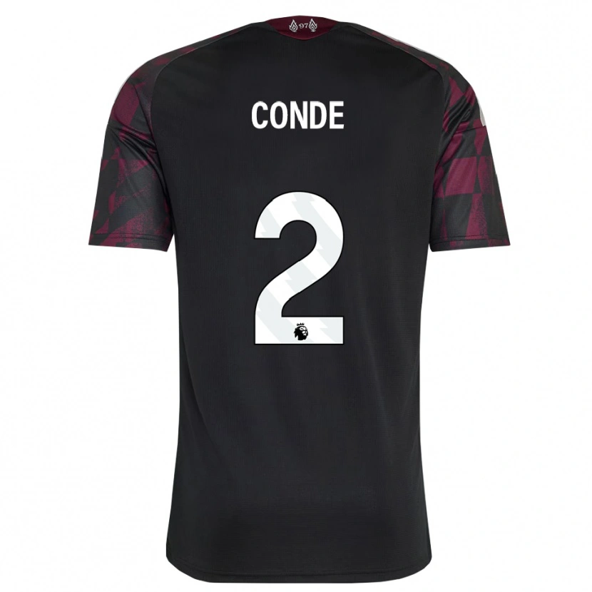 DanxenメンズLenix Conde#2ブラック ホワイト パープルサードユニフォームシャツ2026/27ジャージーユニフォーム