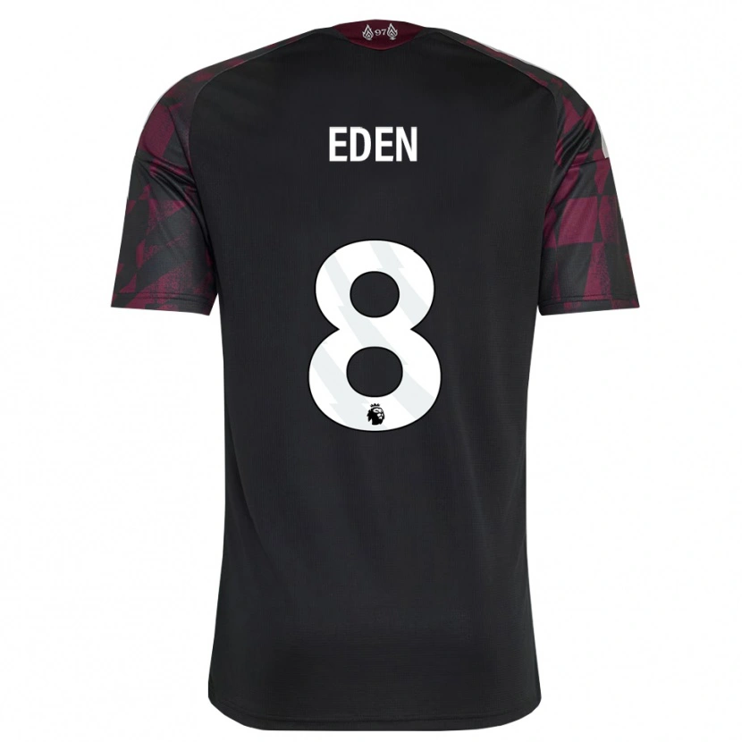DanxenメンズLuca Eden#8ブラック ホワイト パープルサードユニフォームシャツ2026/27ジャージーユニフォーム