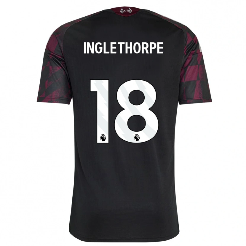 DanxenメンズFinn Inglethorpe#18ブラック ホワイト パープルサードユニフォームシャツ2026/27ジャージーユニフォーム
