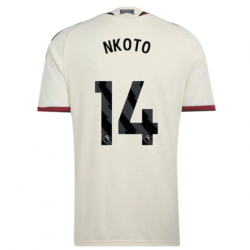 DanxenメンズBassirou Nkoto#14ベージュ ブラック レッドサードユニフォームシャツ2026/27ジャージーユニフォーム
