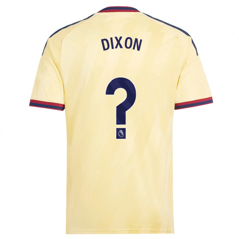 DanxenメンズDanny Dixon#0ライトイエロー ミッドナイトブルーサードユニフォームシャツ2026/27ジャージーユニフォーム