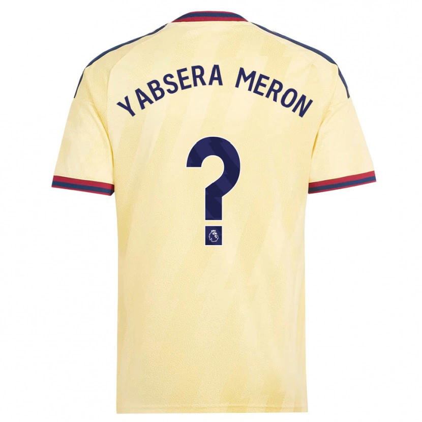 DanxenメンズYabsera Meron#0ライトイエロー ミッドナイトブルーサードユニフォームシャツ2026/27ジャージーユニフォーム