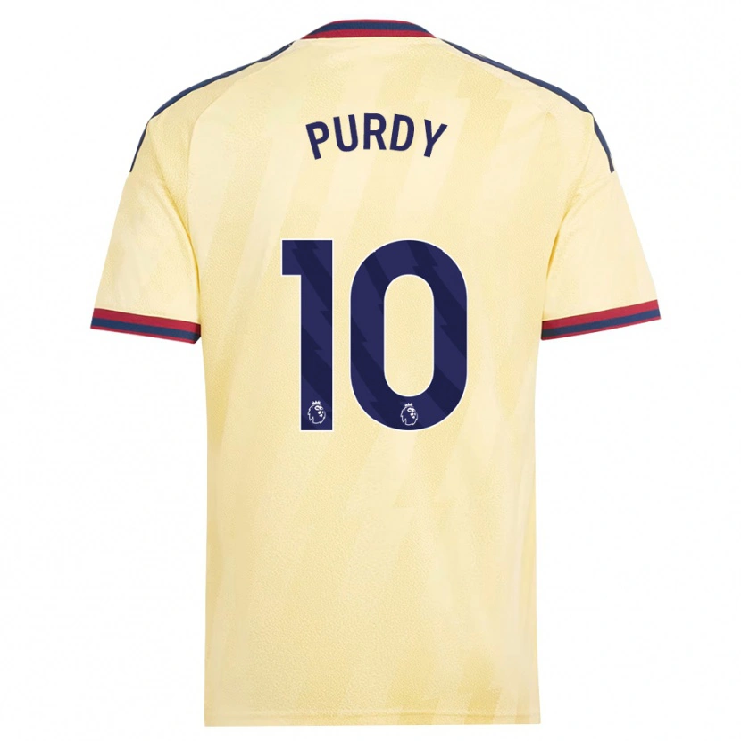 DanxenメンズCharlie Purdy#10ライトイエロー ミッドナイトブルーサードユニフォームシャツ2026/27ジャージーユニフォーム