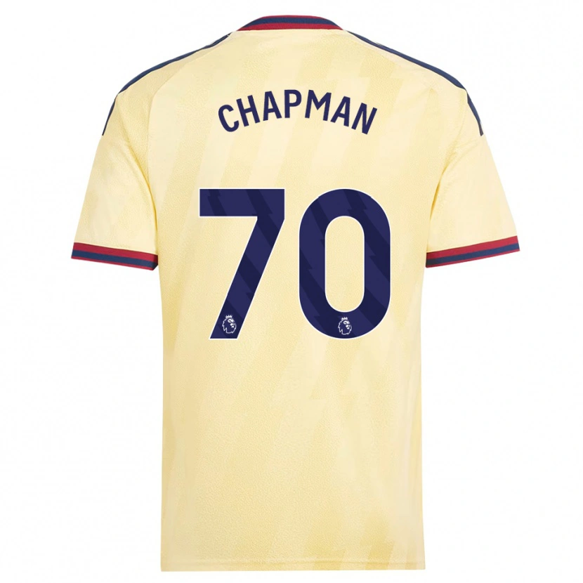 DanxenメンズSamuel Chapman#70ライトイエロー ミッドナイトブルーサードユニフォームシャツ2026/27ジャージーユニフォーム