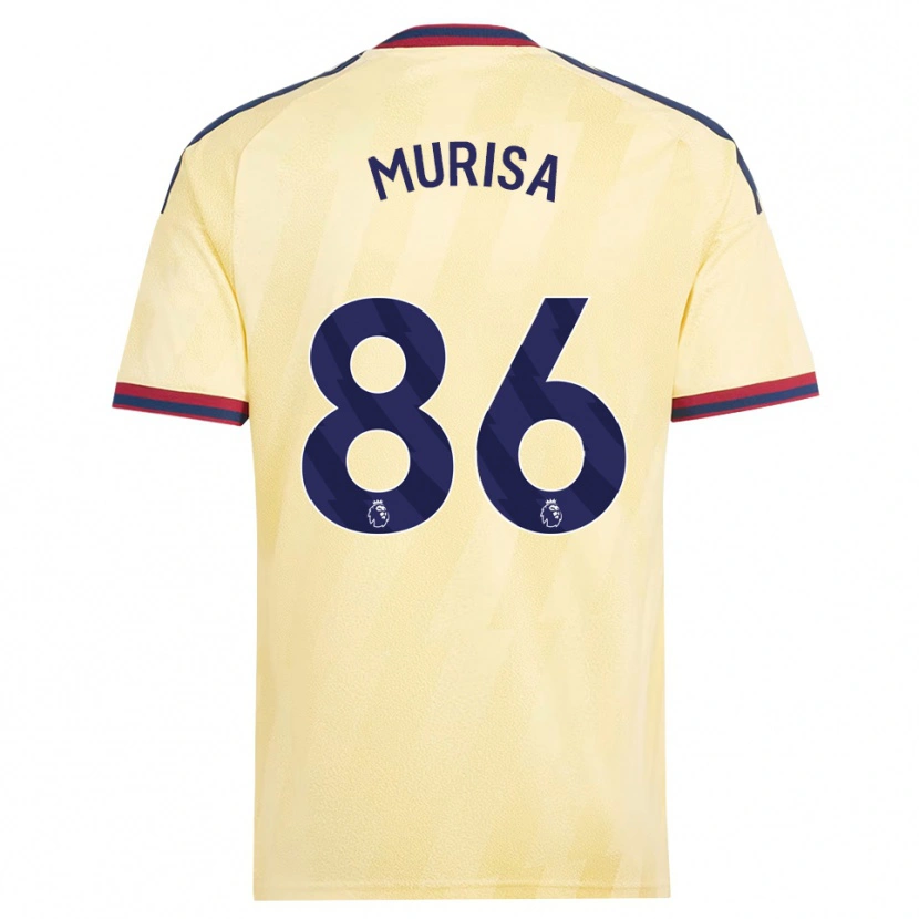 DanxenメンズTeshaun Murisa#86ライトイエロー ミッドナイトブルーサードユニフォームシャツ2026/27ジャージーユニフォーム