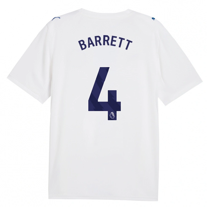DanxenメンズMarlow Barrett#4ネイビー ホワイトサードユニフォームシャツ2026/27ジャージーユニフォーム