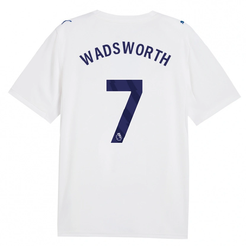 DanxenメンズSam Wadsworth#7ネイビー ホワイトサードユニフォームシャツ2026/27ジャージーユニフォーム