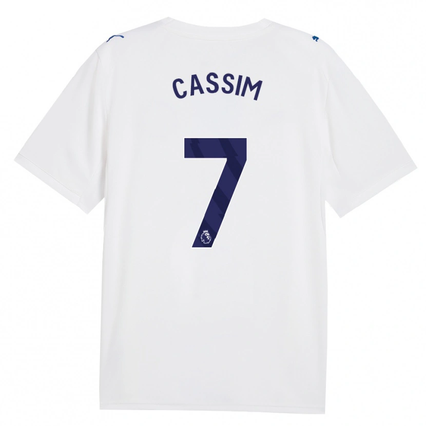DanxenメンズKarim Cassim#7ネイビー ホワイトサードユニフォームシャツ2026/27ジャージーユニフォーム