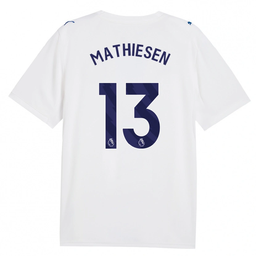 DanxenメンズToran Mathiesen#13ネイビー ホワイトサードユニフォームシャツ2026/27ジャージーユニフォーム