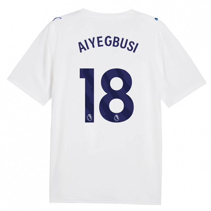 DanxenメンズTirenioluwa Aiyegbusi#18ネイビー ホワイトサードユニフォームシャツ2026/27ジャージーユニフォーム