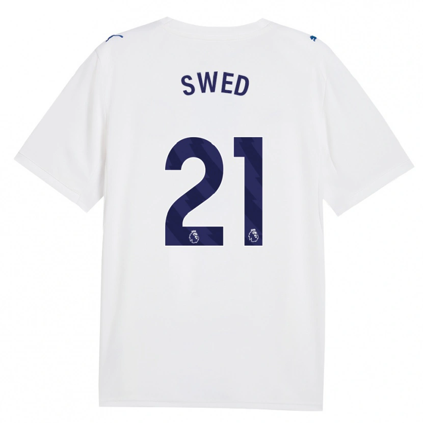 DanxenメンズHamza Swed#21ネイビー ホワイトサードユニフォームシャツ2026/27ジャージーユニフォーム