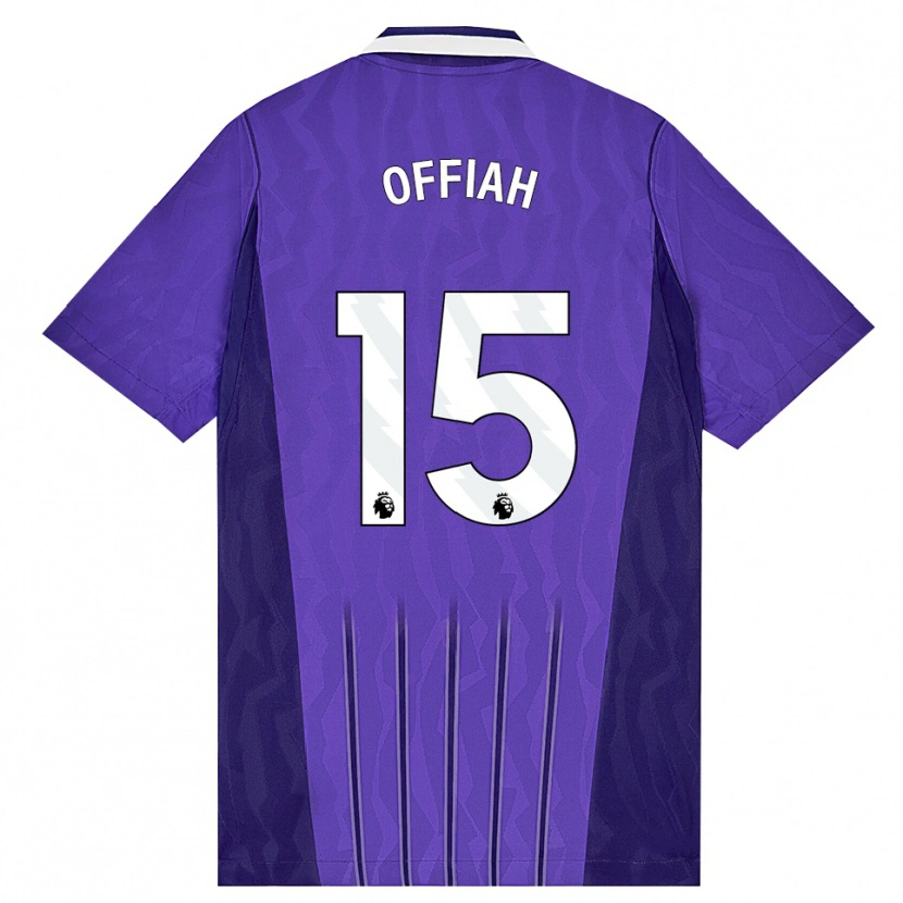 DanxenメンズPhoenix Offiah#15パープル ホワイトサードユニフォームシャツ2026/27ジャージーユニフォーム
