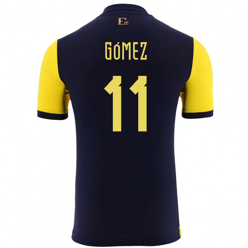 DanxenキッズエクアドルJandry Gómez#11黄ホームシャツ24-26ジャージーユニフォーム