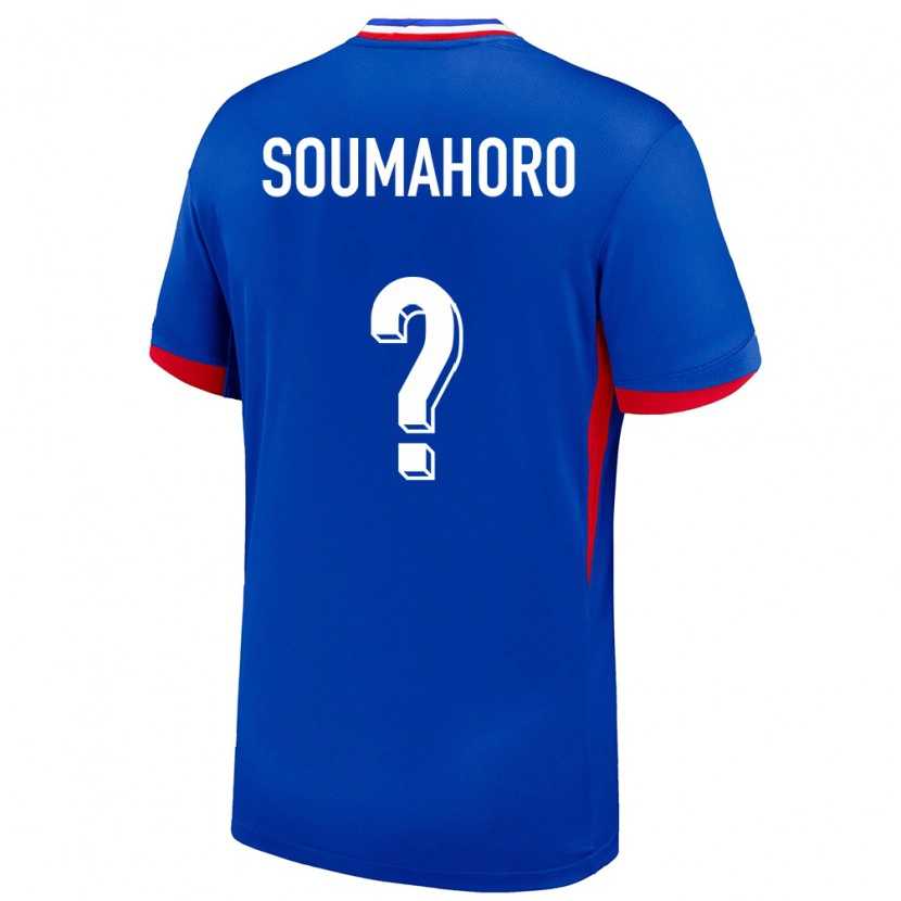 DanxenキッズフランスAboubaka Soumahoro#0青ホームシャツ24-26ジャージーユニフォーム