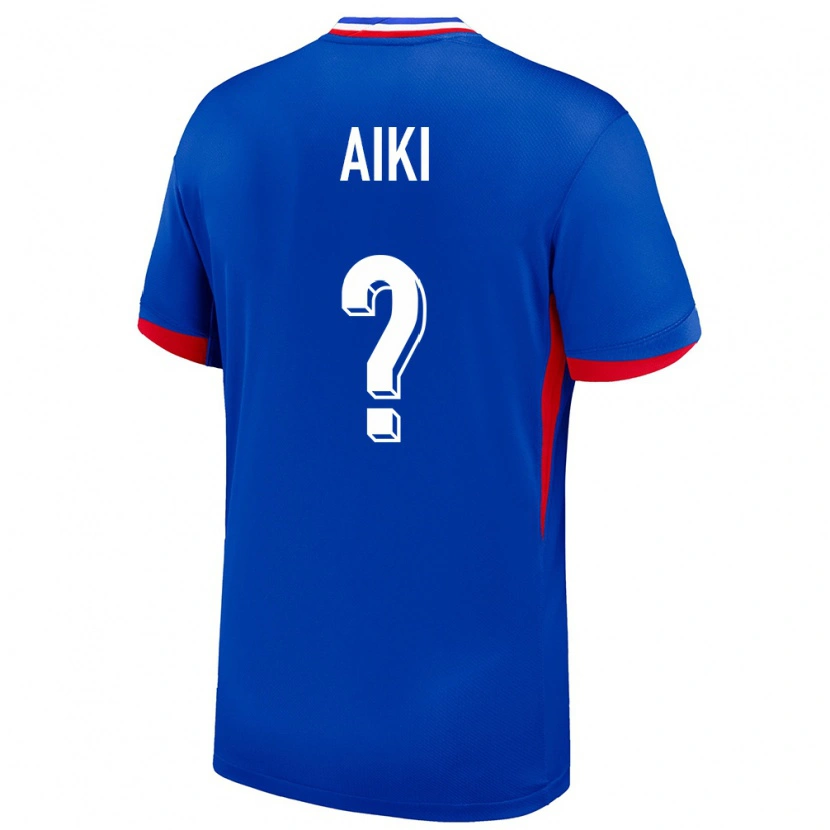 DanxenキッズフランスAyman Aiki#0青ホームシャツ24-26ジャージーユニフォーム
