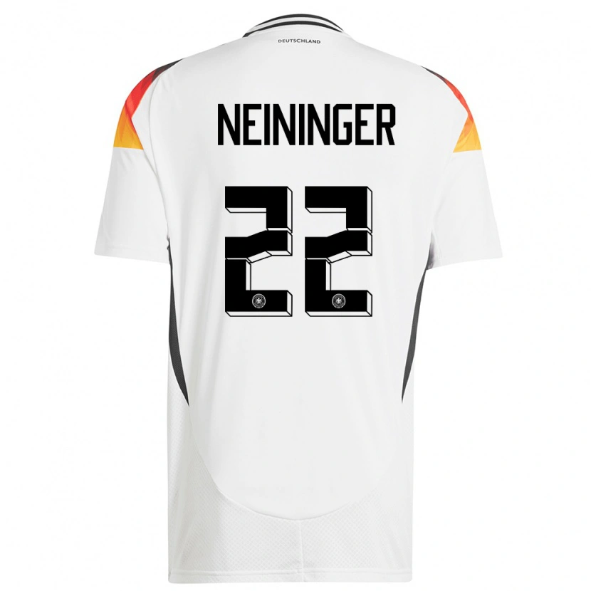 DanxenキッズドイツTim Neininger#22白ホームシャツ24-26ジャージーユニフォーム