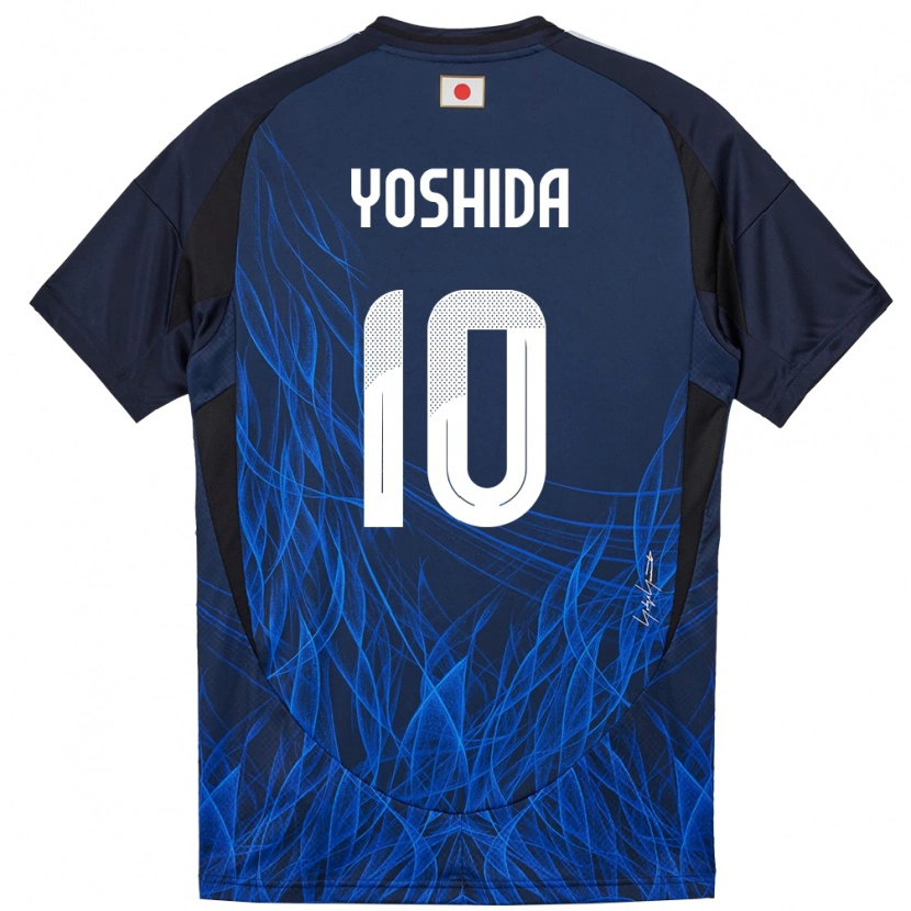 Danxenキッズ日本吉田実成都#10濃紺ホームシャツ24-26ジャージーユニフォーム