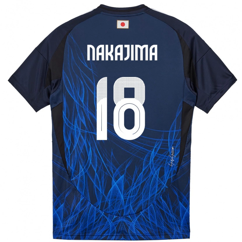 Danxenキッズ日本中島洋太朗#18濃紺ホームシャツ24-26ジャージーユニフォーム