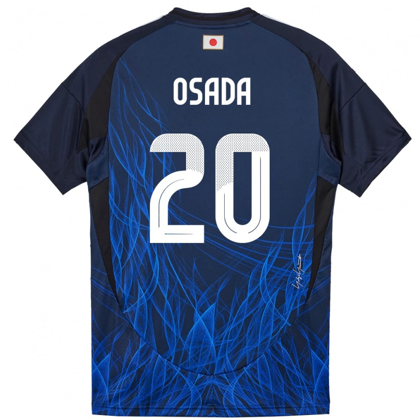 Danxenキッズ日本トワ・オサダ#20濃紺ホームシャツ24-26ジャージーユニフォーム