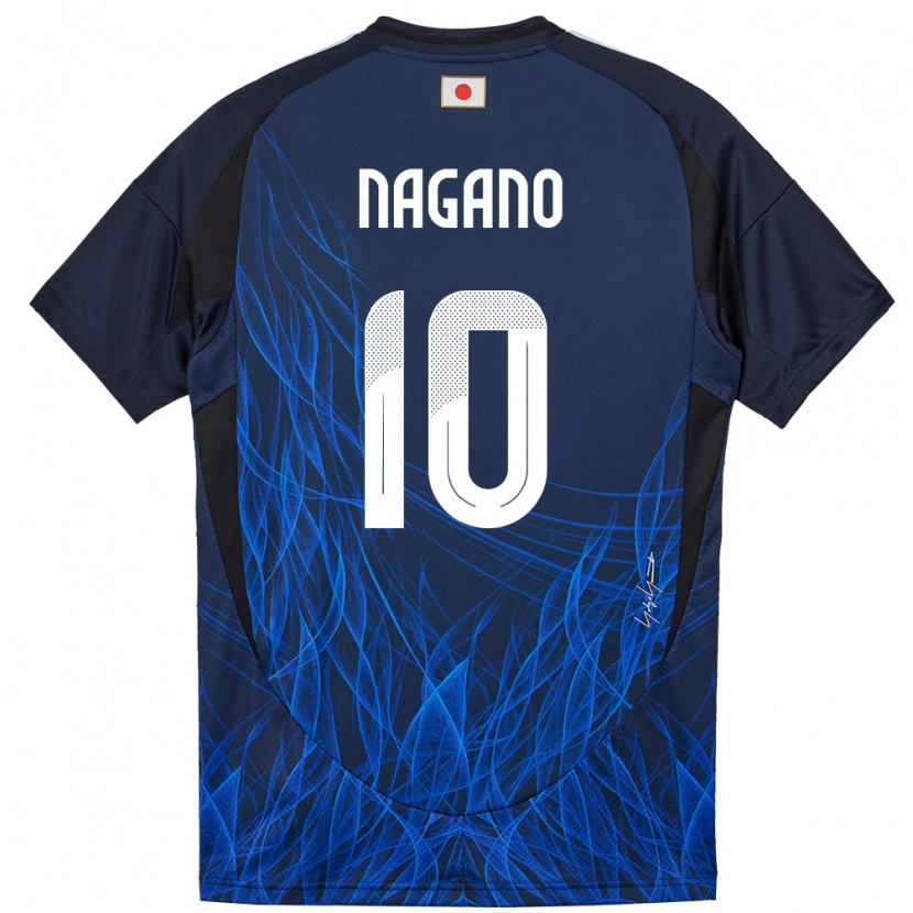 Danxenキッズ日本長野風花#10濃紺ホームシャツ24-26ジャージーユニフォーム