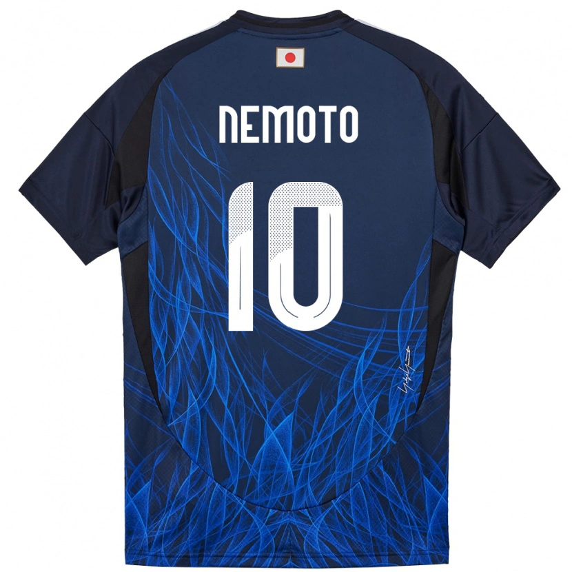 Danxenキッズ日本Kotaro Nemoto#10濃紺ホームシャツ24-26ジャージーユニフォーム