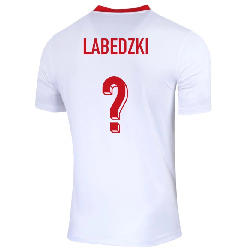 DanxenキッズポーランドJan Labedzki#0白ホームシャツ24-26ジャージーユニフォーム
