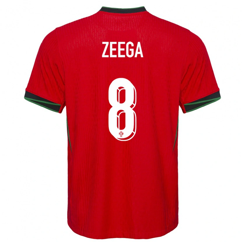 DanxenキッズポルトガルZeega#8赤ホームシャツ24-26ジャージーユニフォーム