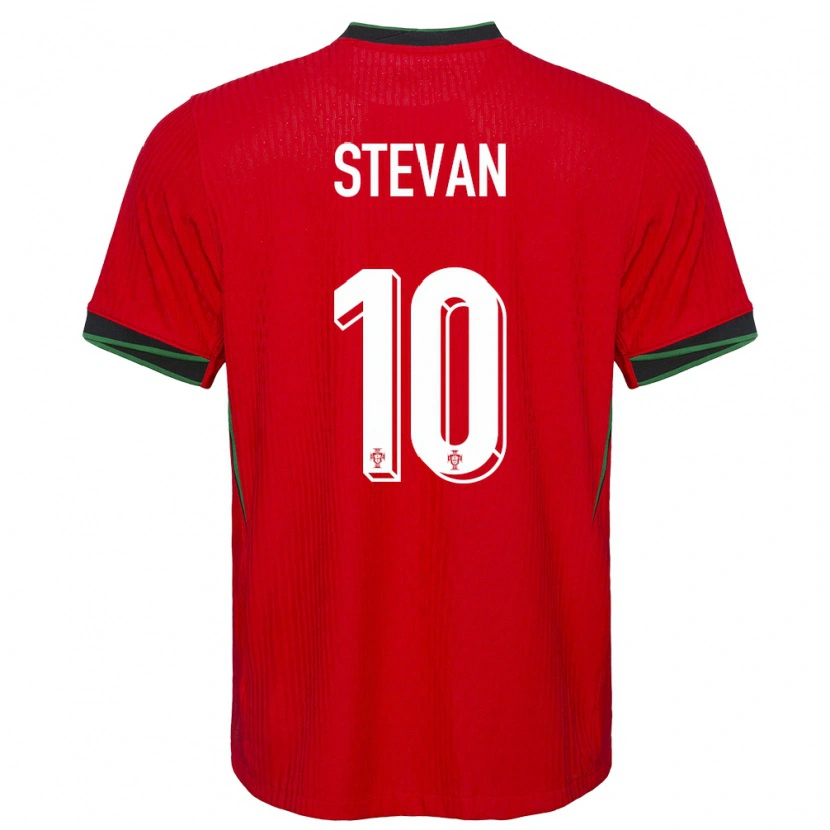 DanxenキッズポルトガルStevan#10赤ホームシャツ24-26ジャージーユニフォーム