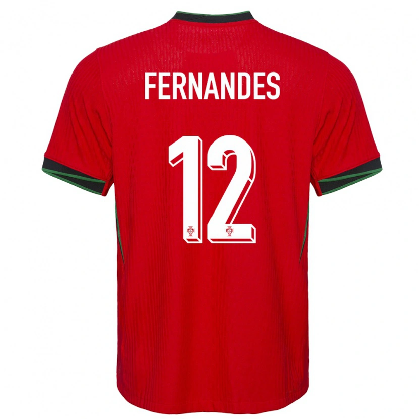 Danxenキッズポルトガルディオゴ・フェルナンデス#12赤ホームシャツ24-26ジャージーユニフォーム