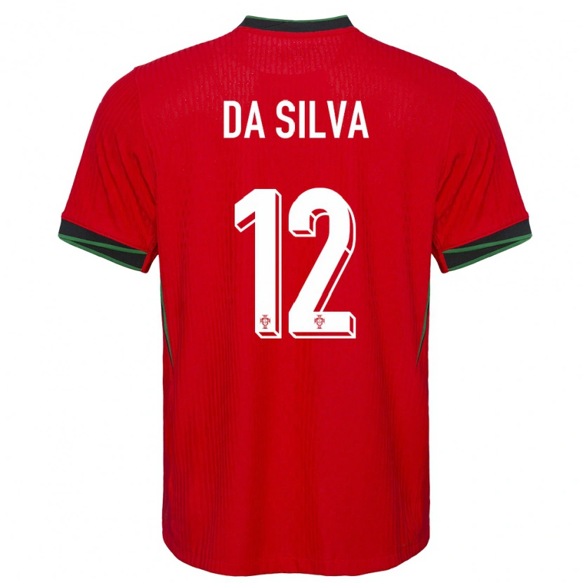DanxenキッズポルトガルRodrigo Da Silva#12赤ホームシャツ24-26ジャージーユニフォーム