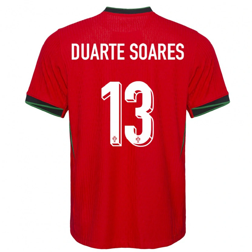 DanxenキッズポルトガルDuarte Soares#13赤ホームシャツ24-26ジャージーユニフォーム