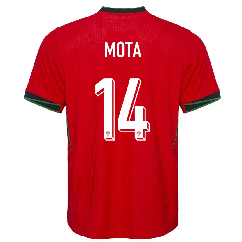 DanxenキッズポルトガルEdgar Mota#14赤ホームシャツ24-26ジャージーユニフォーム