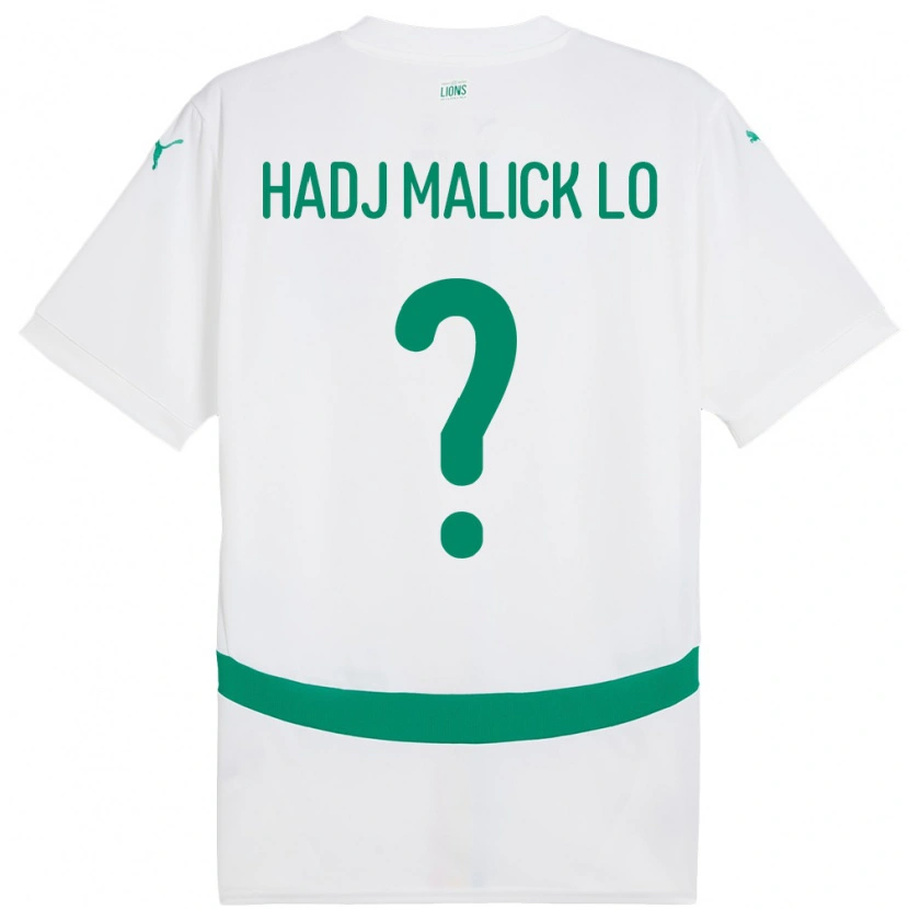 DanxenキッズセネガルEl Hadj Malick Lo#0白ホームシャツ24-26ジャージーユニフォーム